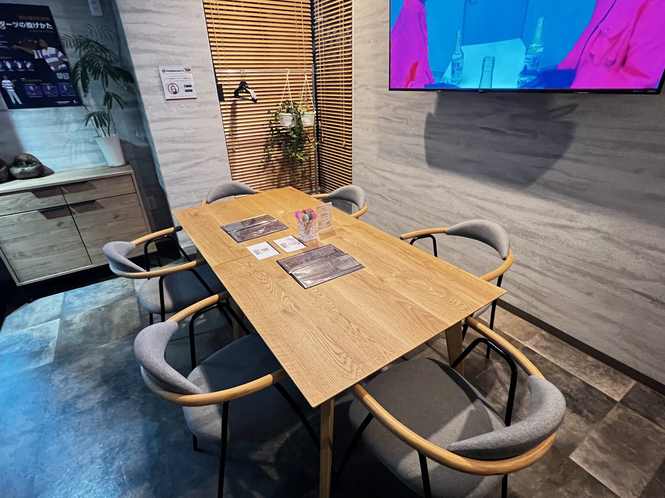 六人掛けテーブル